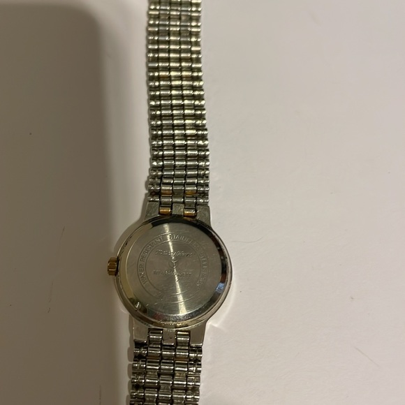 Beautiful vintage Silver and  gold Mathey Tissot woman’s wrist watch running